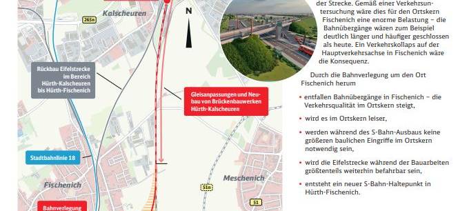 Neue S-Bahn und neue Haltestelle in Hürth