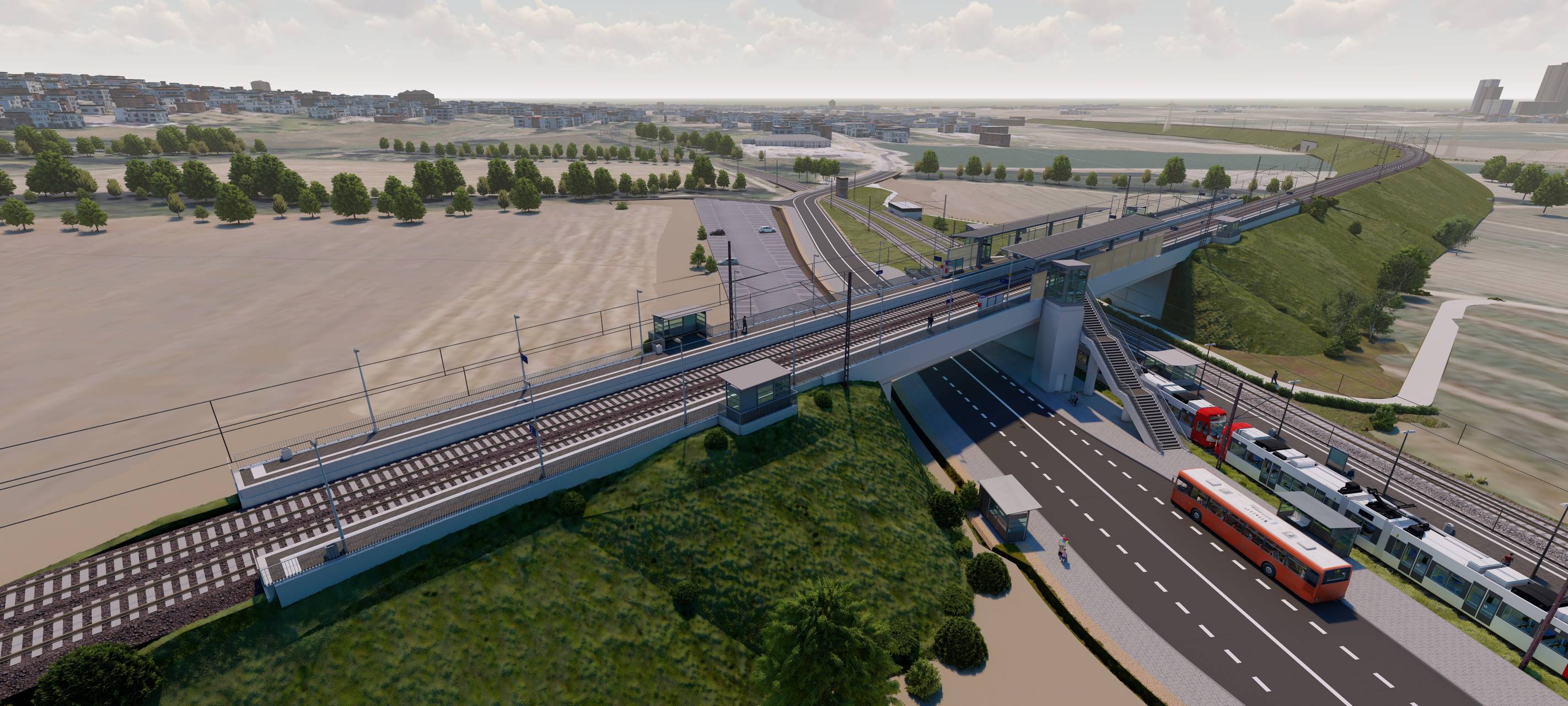 Neue S-Bahn und neue Haltestelle in Hürth