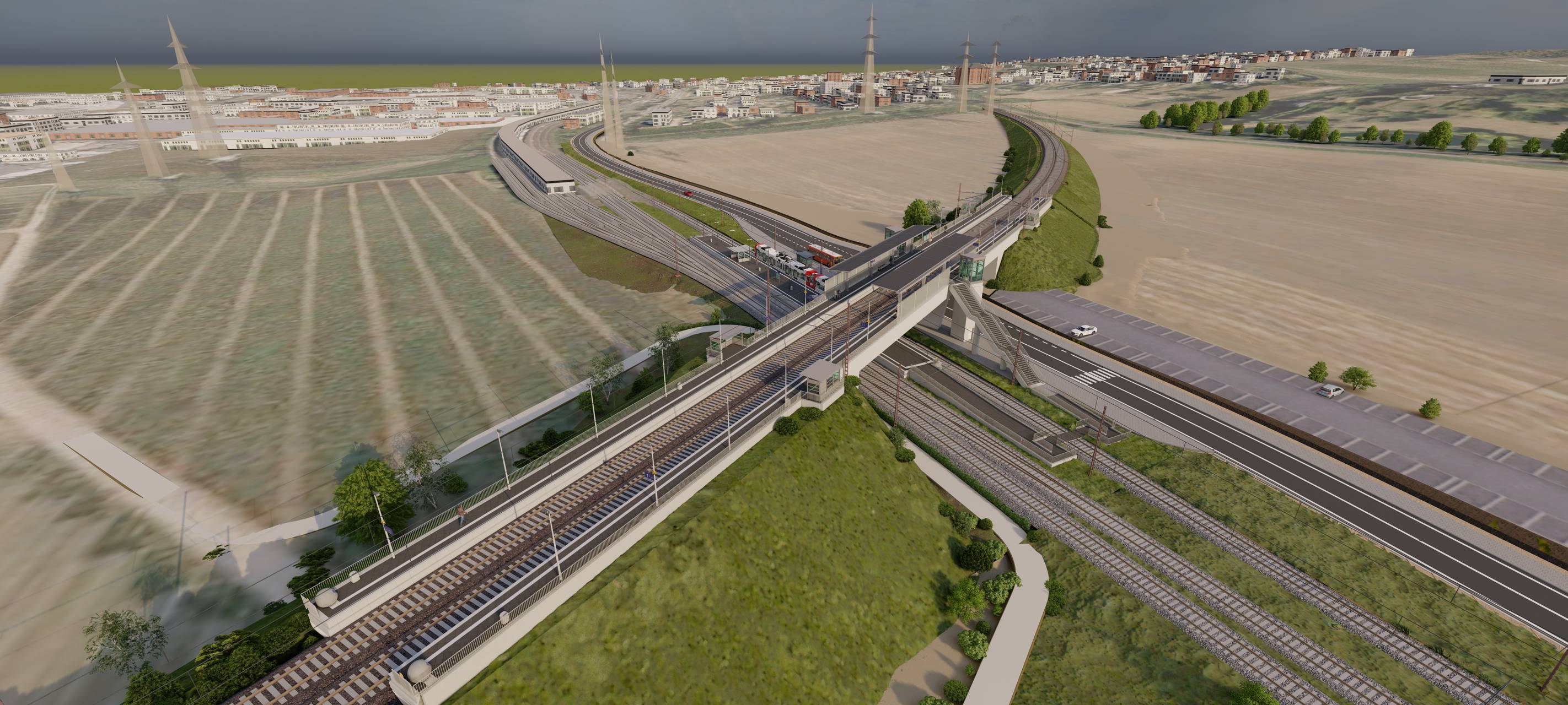 Neue S-Bahn und neue Haltestelle in Hürth