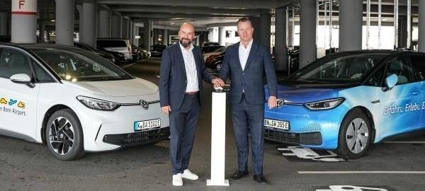 Neue E-Ladesäulen am Köln/Bonner Flughafen