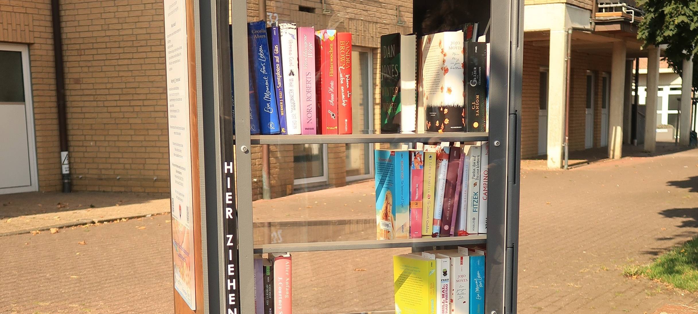 Neuer Bücherschrank in Bergheim-Quadrath-Ichendorf eröffnet