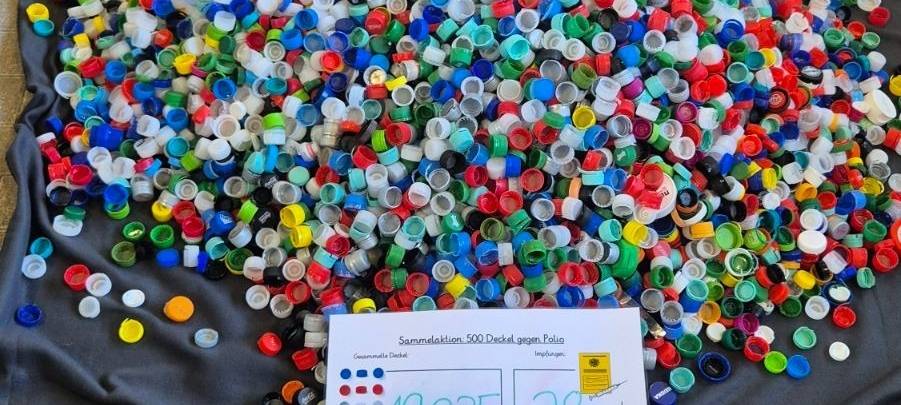 Deckel gegen Polio in Erftstadt