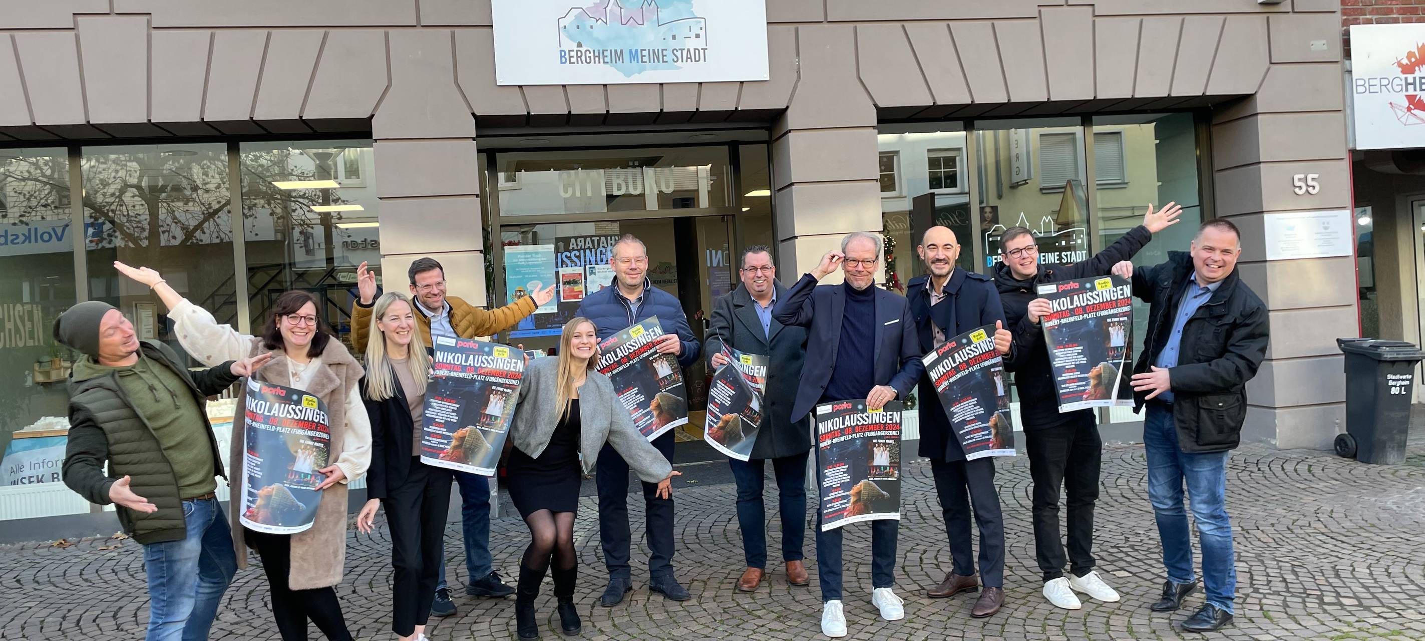 Nikolaussingen in Bergheim: Musik und Attraktionen