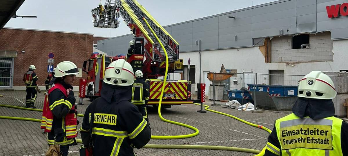 Einsatz am Einkaufszentrum Erftstadt-Liblar