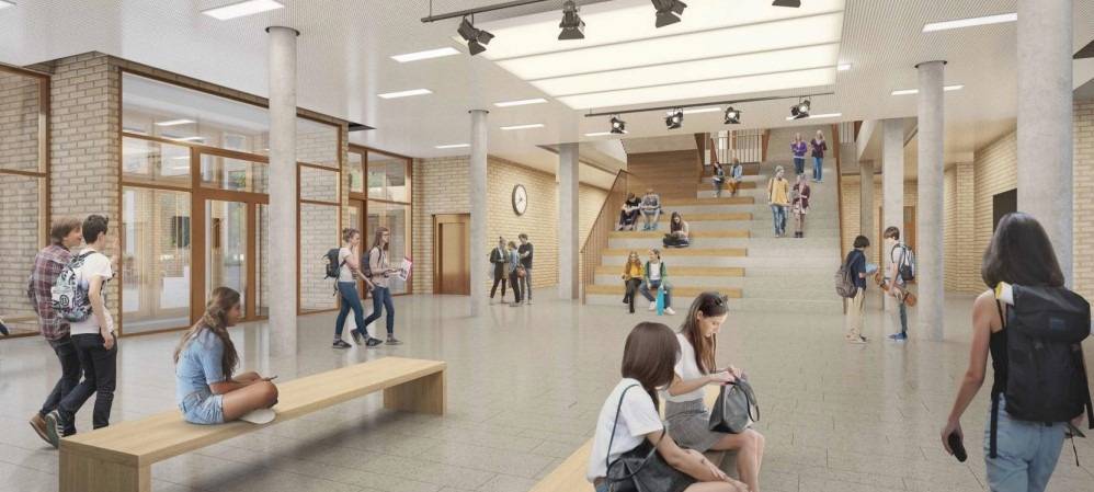 Neubau des Käthe-Kollwitz-Gymnasiums in Wesseling