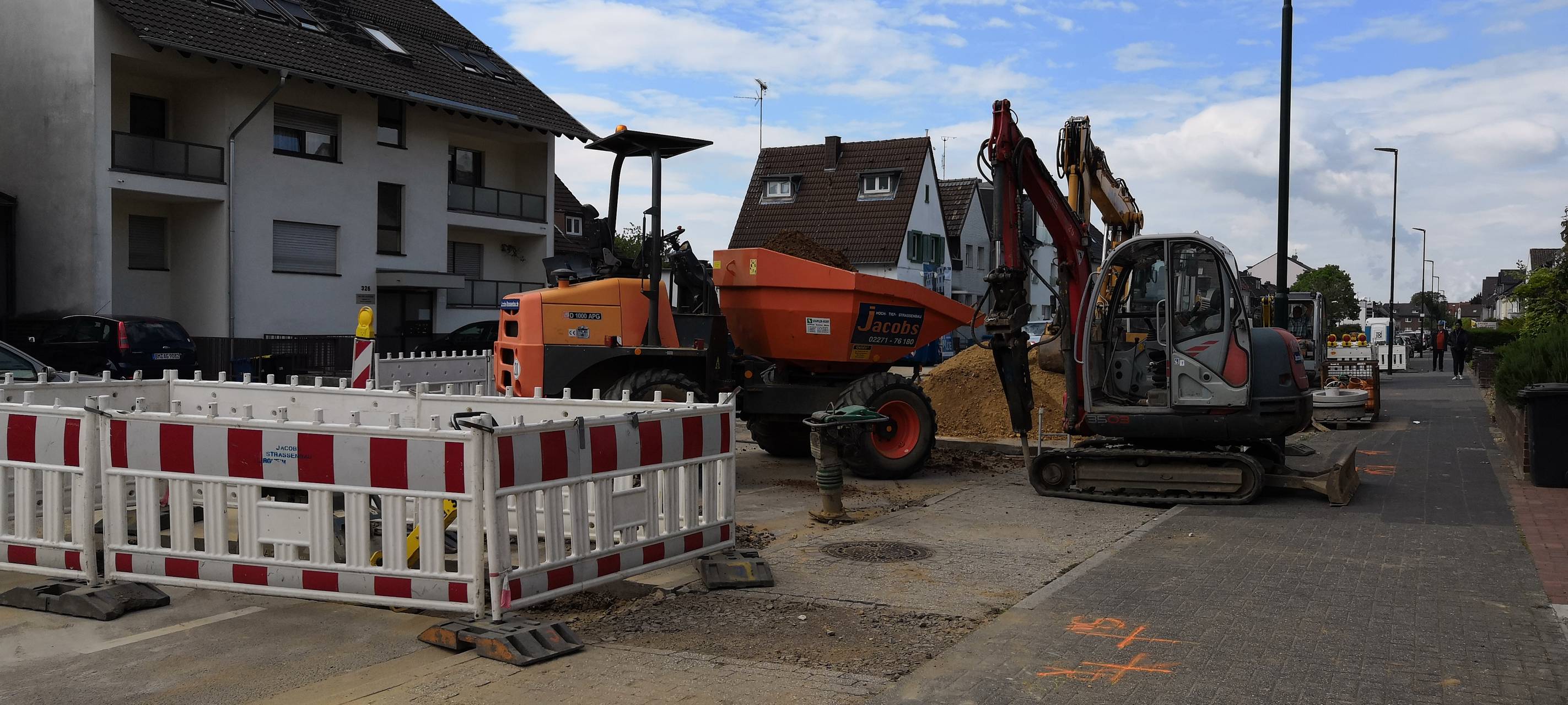 Anwohner von Baustelle in Horrem genervt