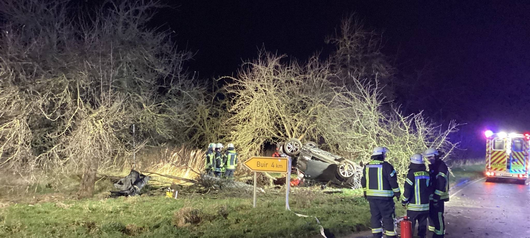 Tödlicher Unfall in Kerpen: Auto überschlägt sich