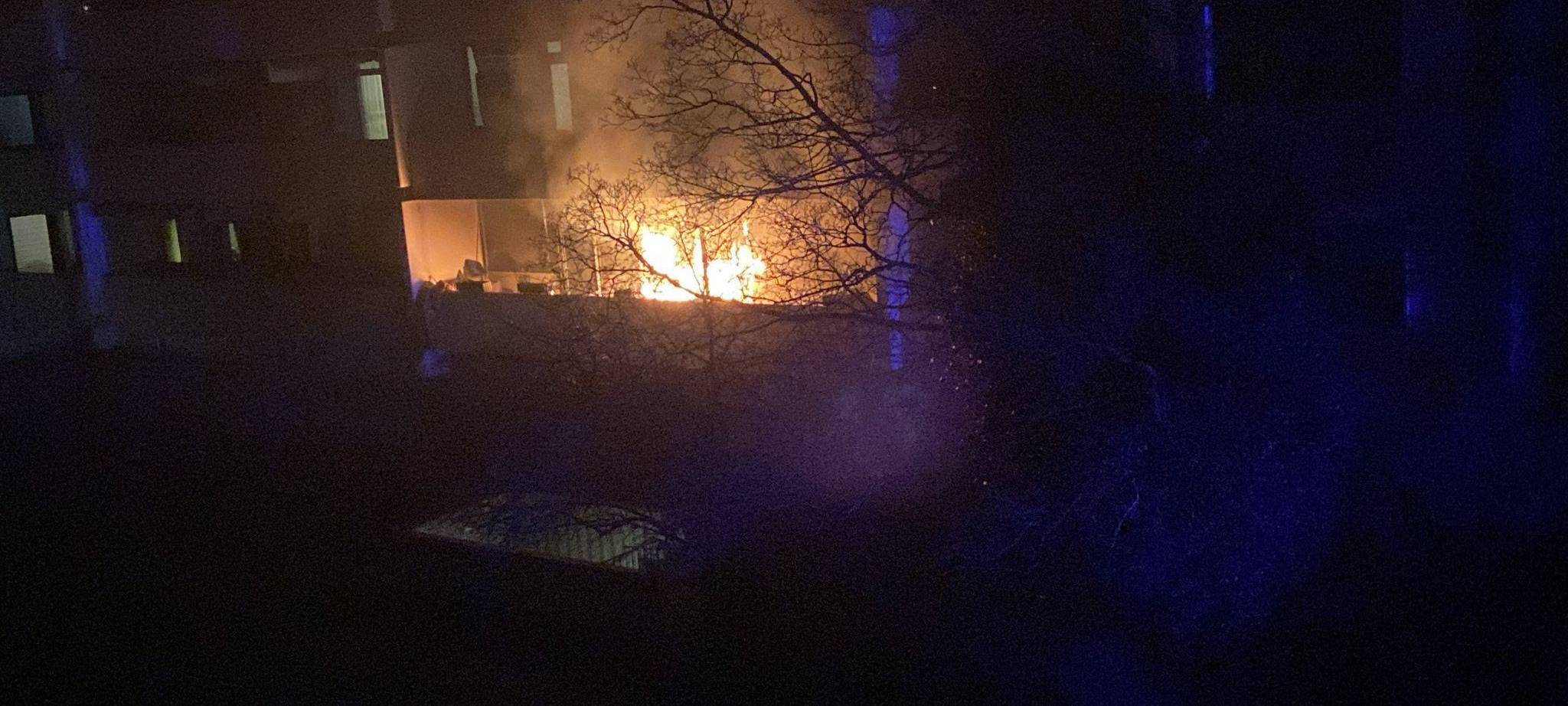 Erftstadt: Brand in Hochhaus in Liblar