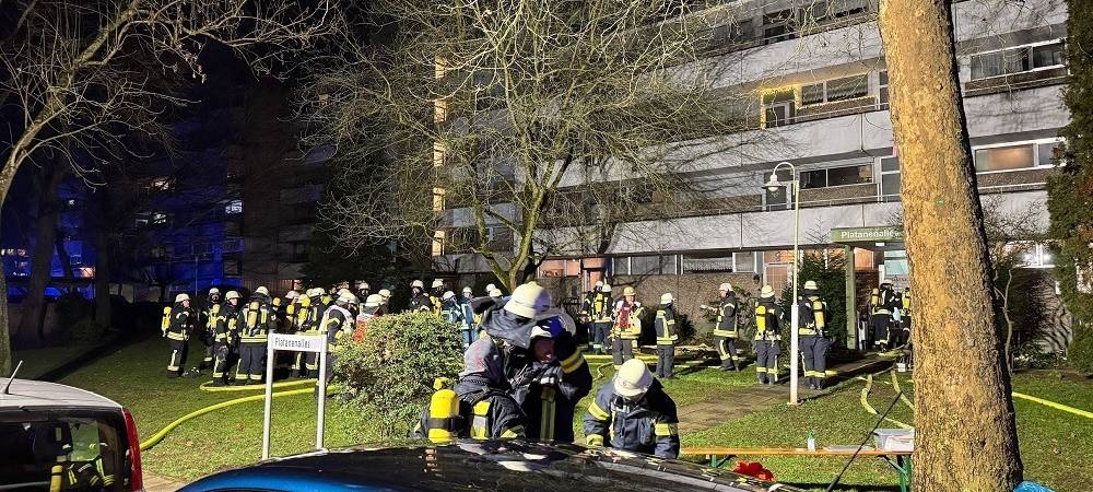 Kellerbrand in Kerpener Hochhaus