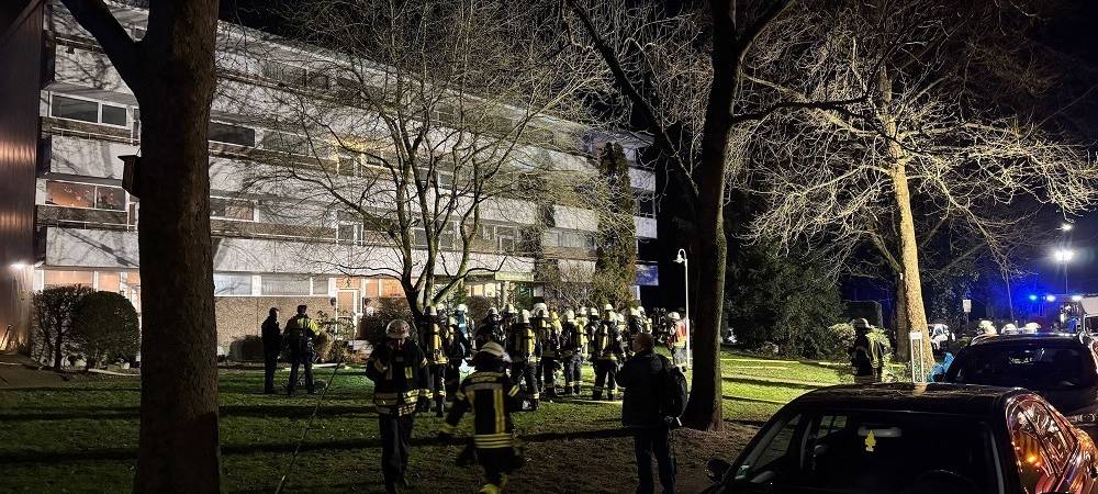 Kellerbrand in Kerpener Hochhaus