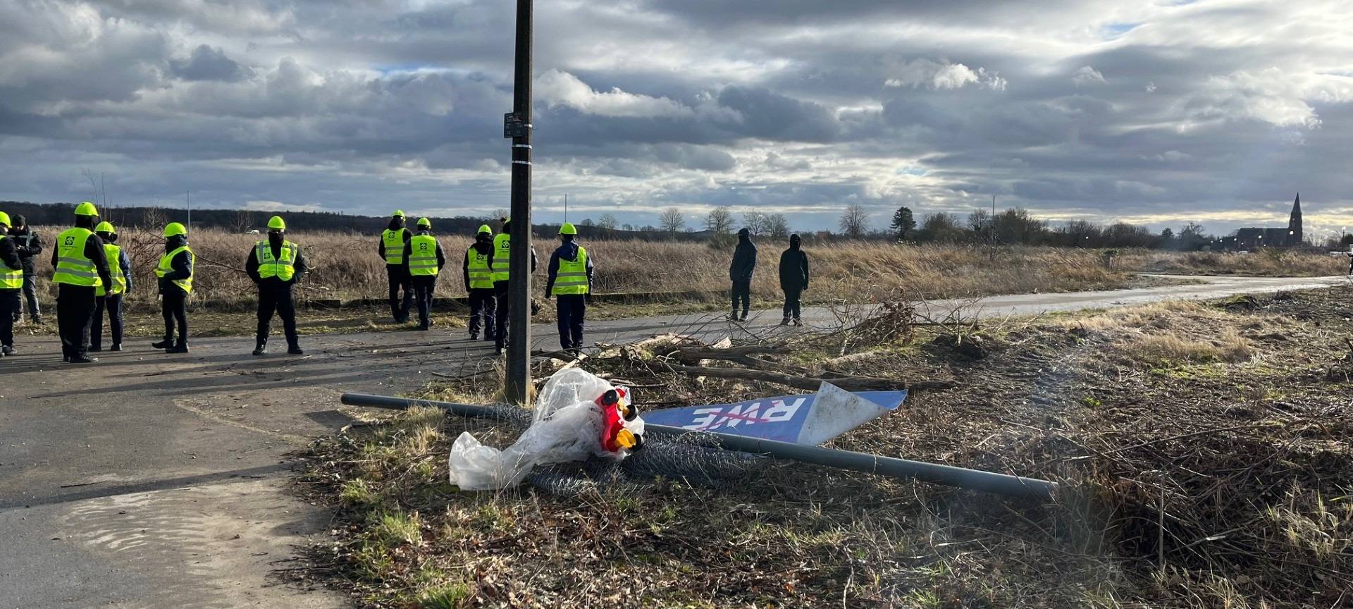 Rodung am Sündenwäldchen in Kerpen-Manheim gestartet