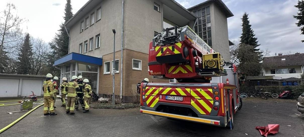 Feuerwehreinsatz in Brühl: Brand in Flüchtlingsunterkunft