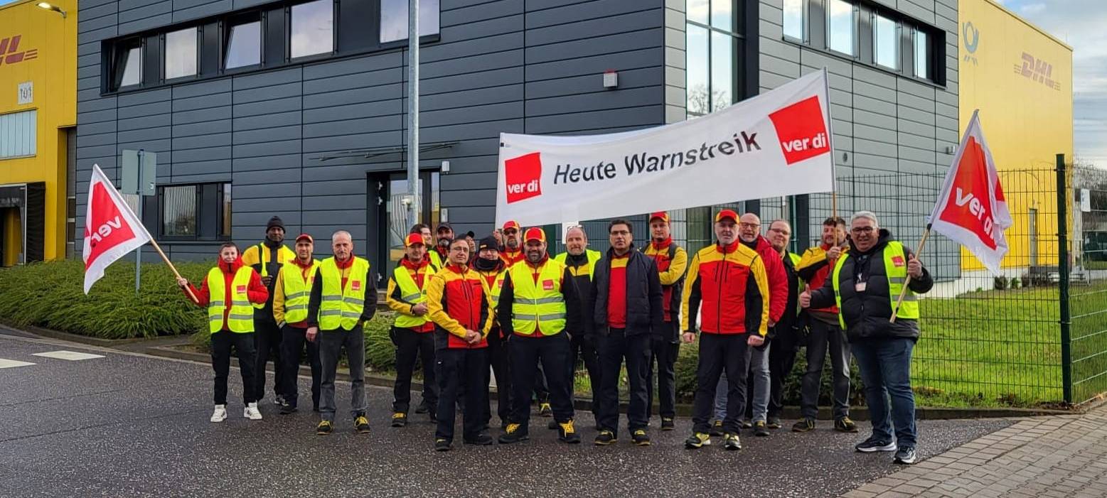 Erneut Warnstreiks bei der Post in der Region