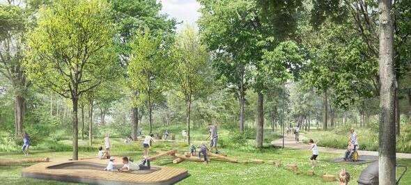 Bergheim: Umgestaltung des Parks „Grüne Lunge“ startet