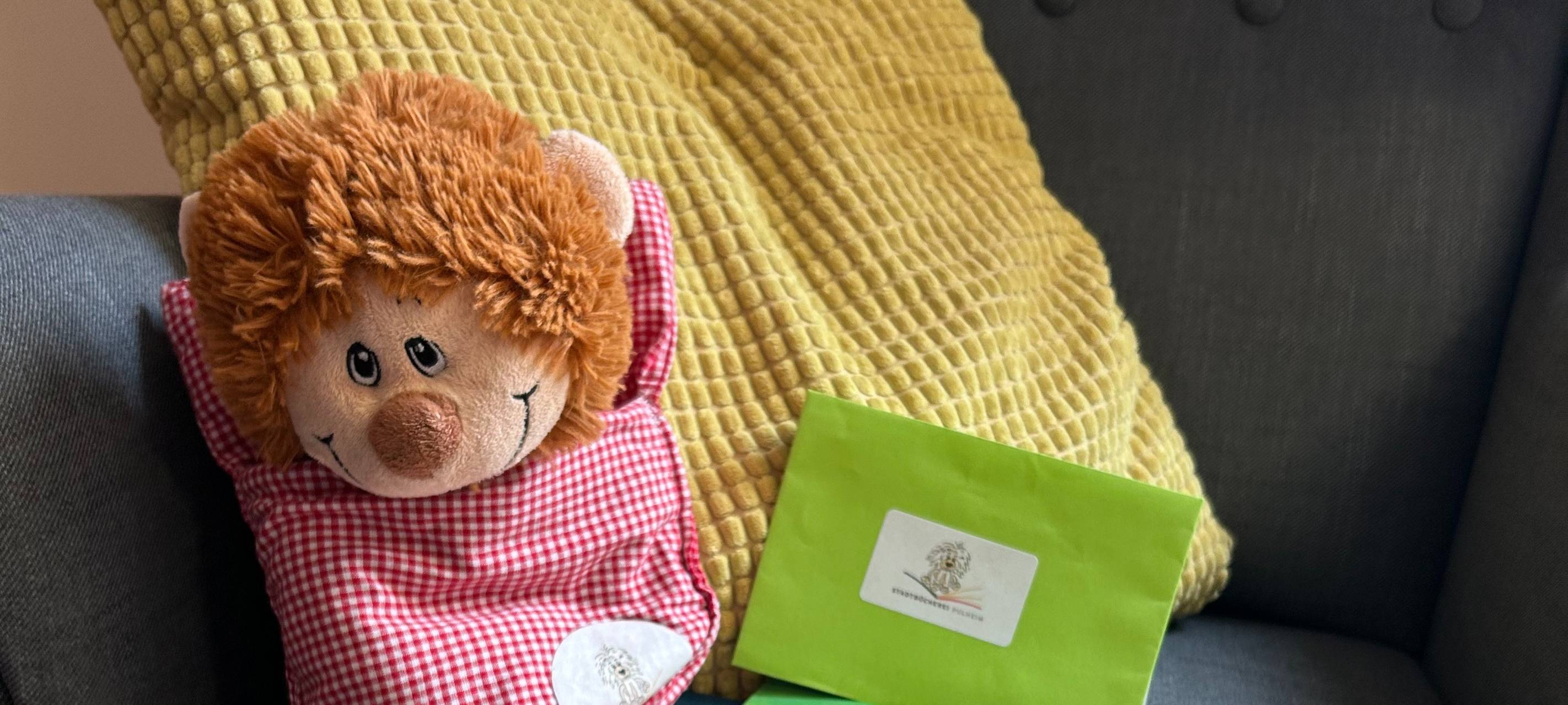 Leselöwe Lino soll Lesefreude bei Pulheimer Kindern fördern