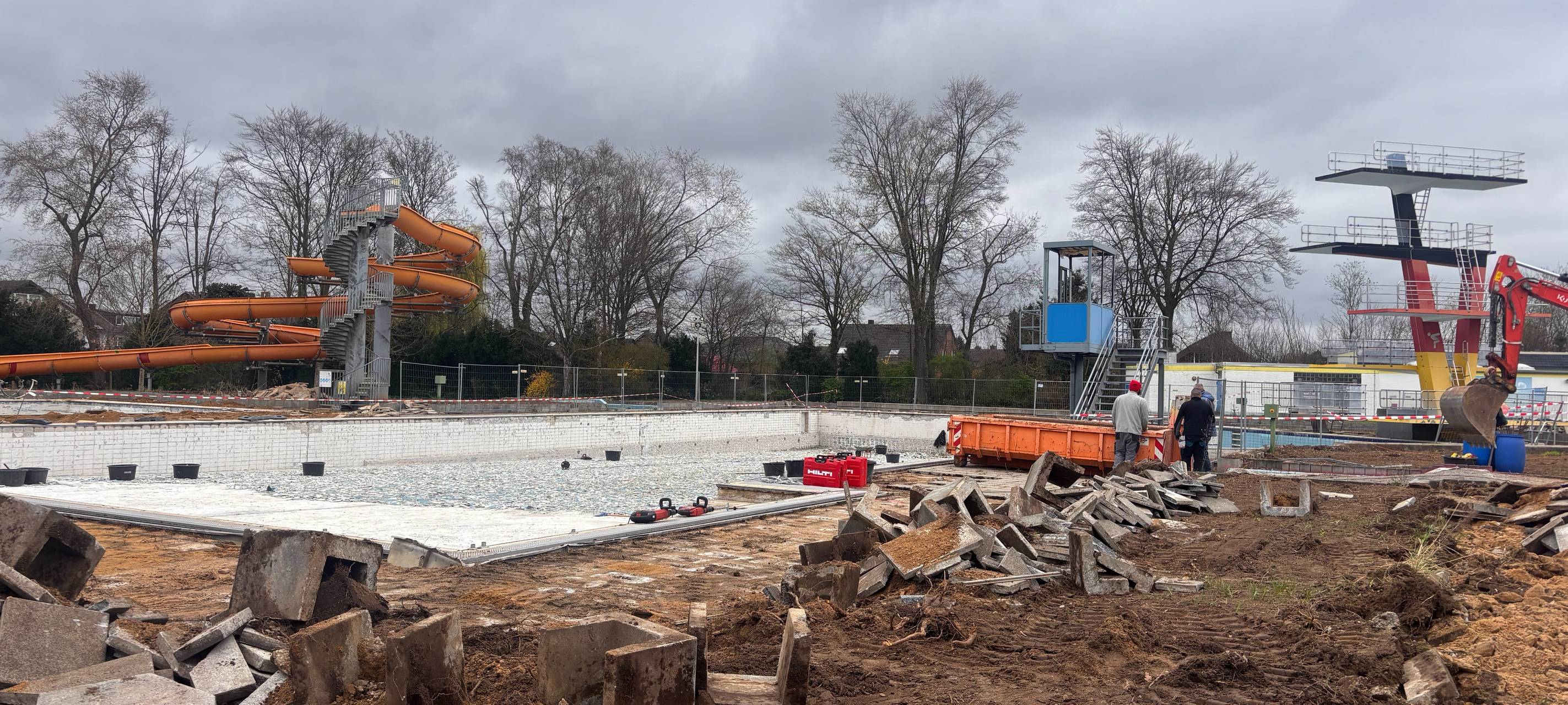 Umbau des Freibads Elsdorf: Start der Bauarbeiten