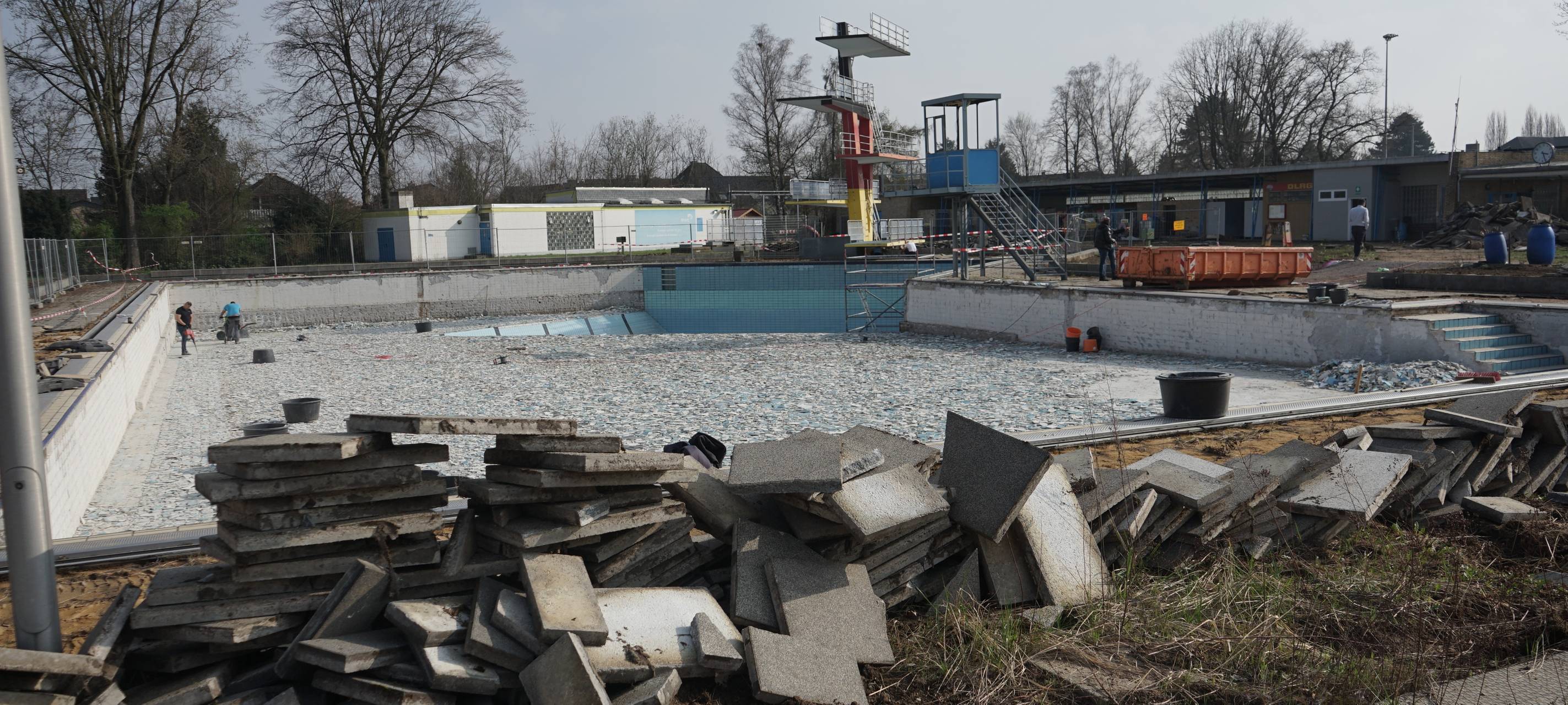 Umbau des Freibads Elsdorf: Start der Bauarbeiten