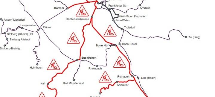Bahnverkehr in der Region im Mai lahmgelegt