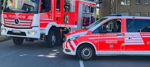 Gasaustritt in Wesseling