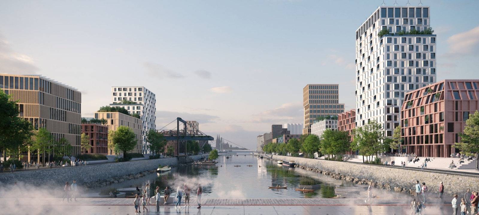 Neues Viertel am Deutzer Hafen: Infopoint eröffnet