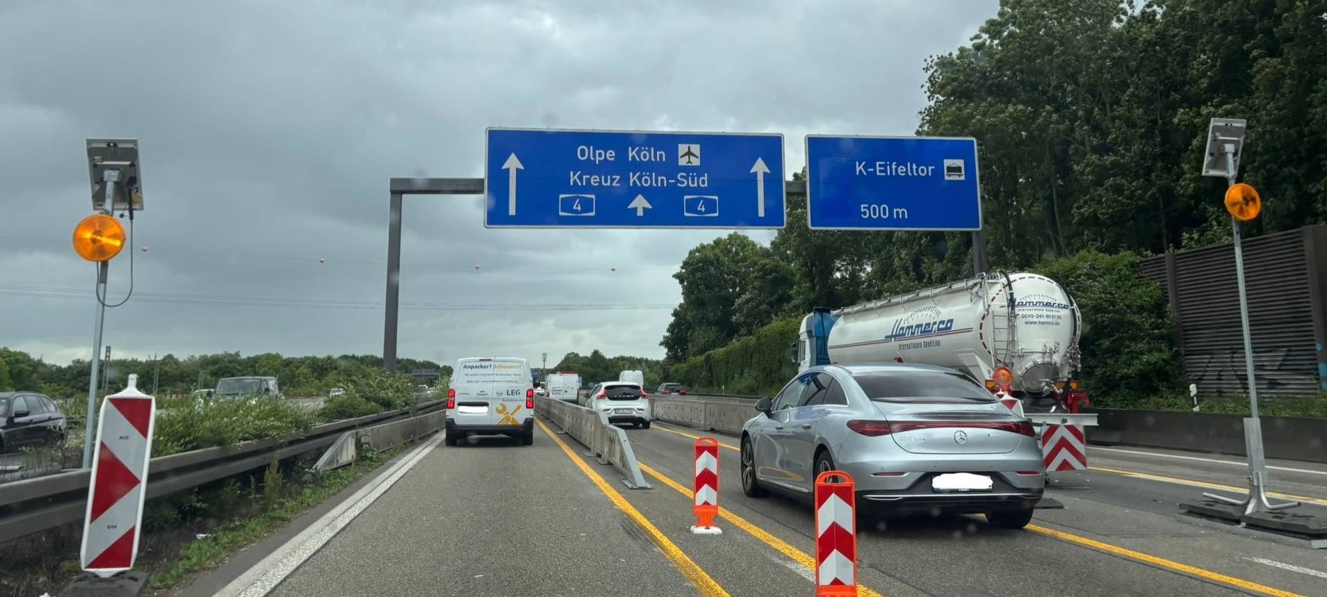 A4-Sperrung bei Eifeltor aufgehoben