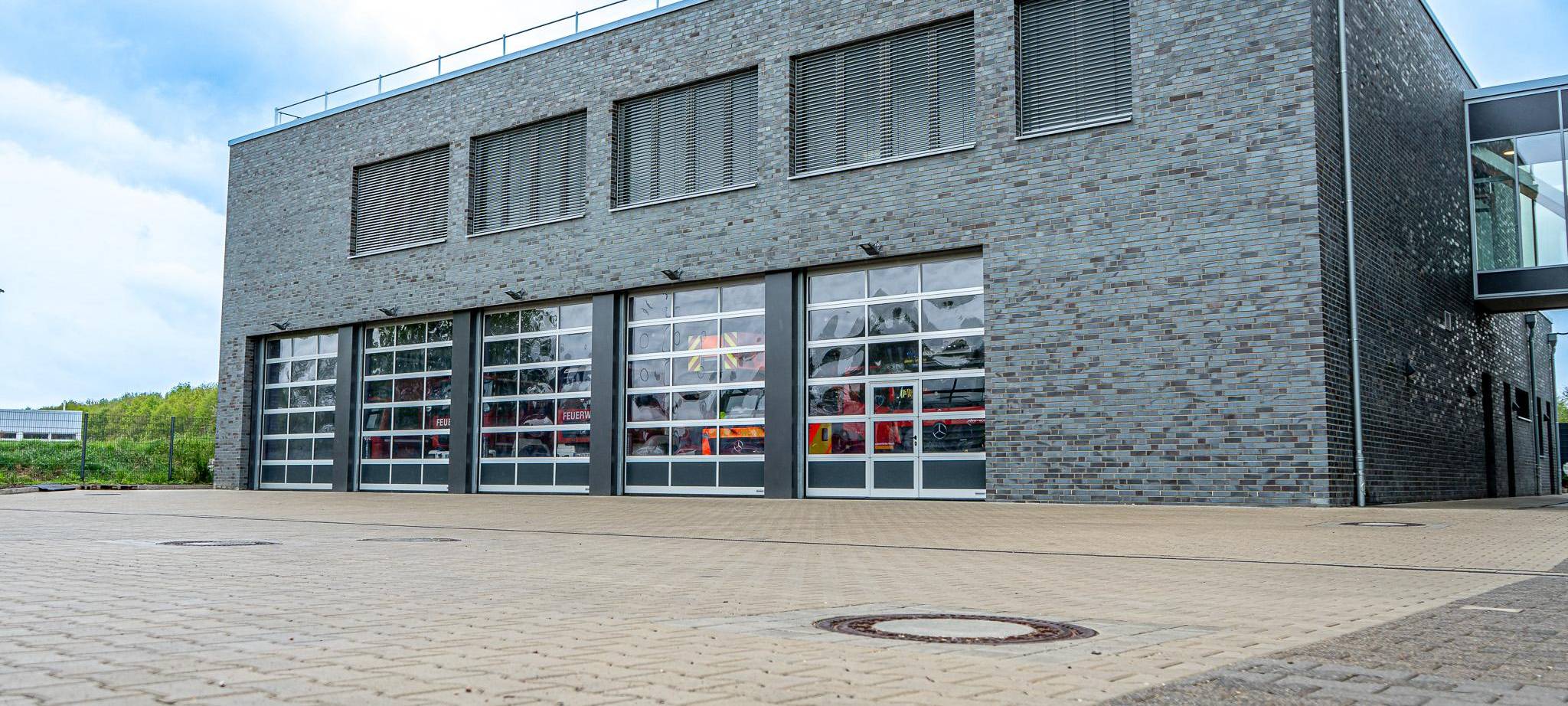 Der neue Anbau der Feuerwache Bergheim ist fertig