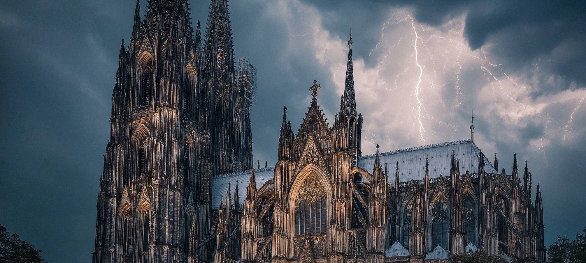 Kölner Dom: Neues Warnsystem bei Gewittern