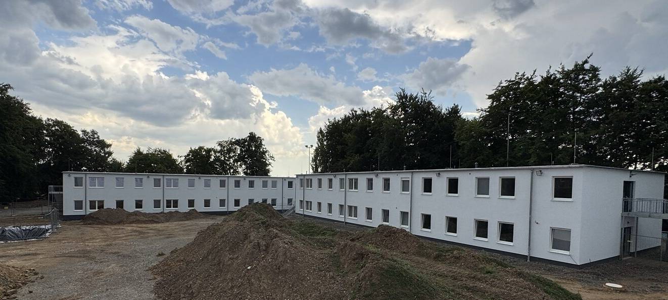 Neue Flüchtlingsunterkunft in Pulheim-Brauweiler fertig