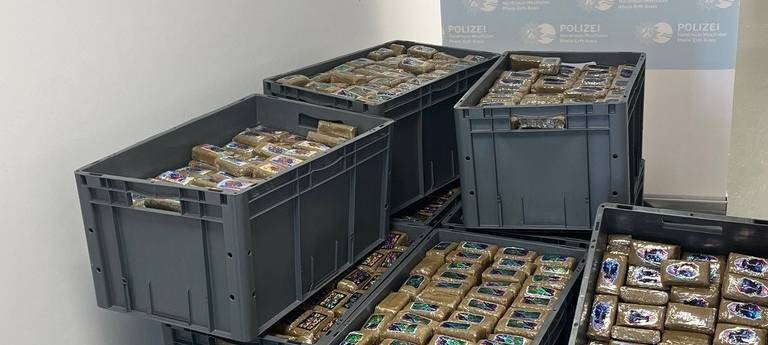 Polizei stellt 500 Kilogramm Haschisch in Kerpen sicher