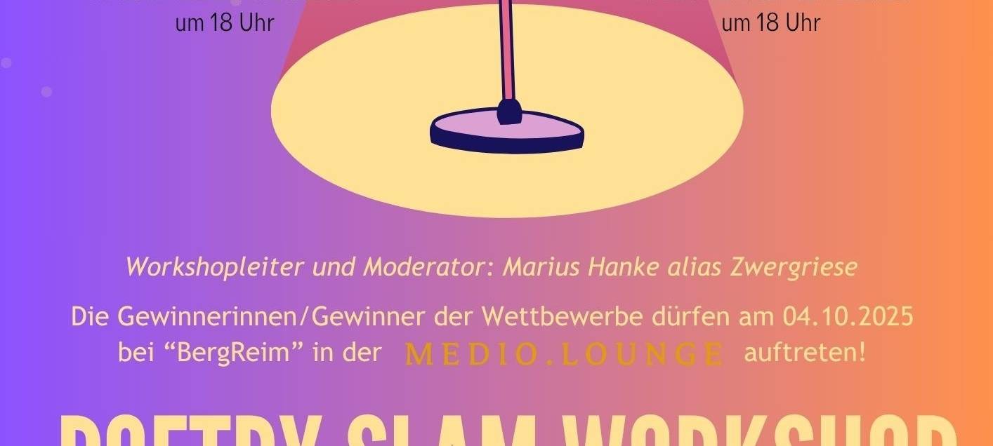 Kostenlose Poetry-Slam-Workshops im Rhein-Erft-Kreis
