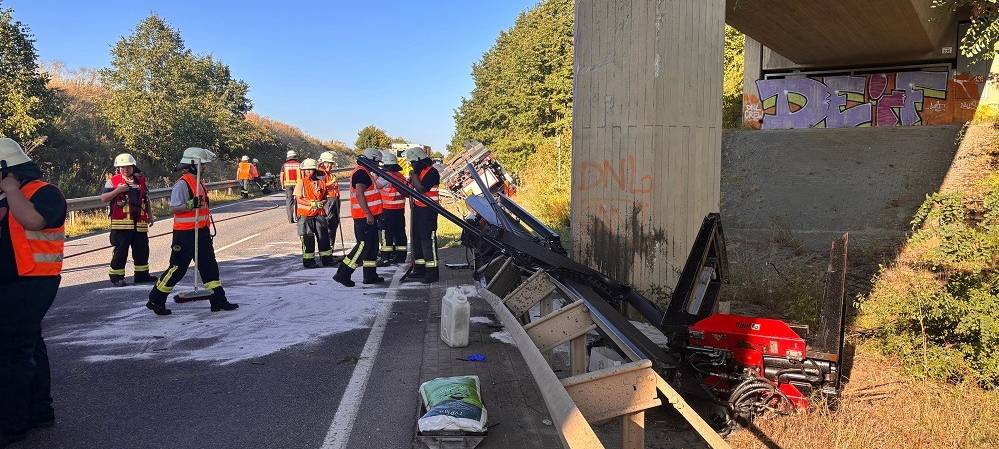 Sperrung auf B264 bei Kerpen