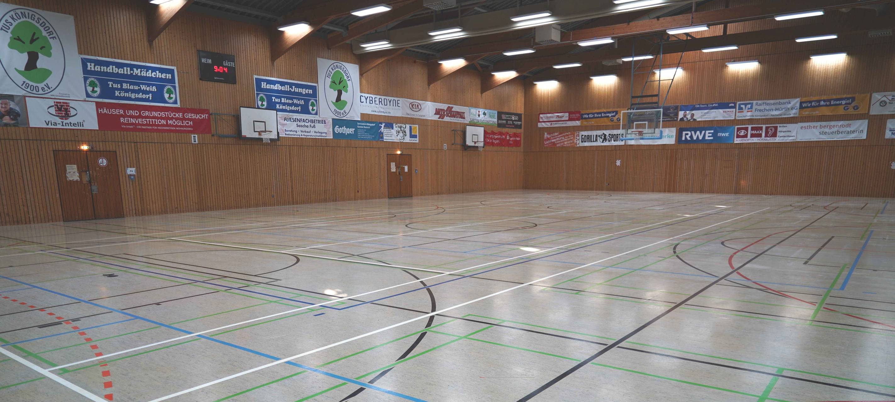 Die Gerhard-Berger-Halle ist wieder frei