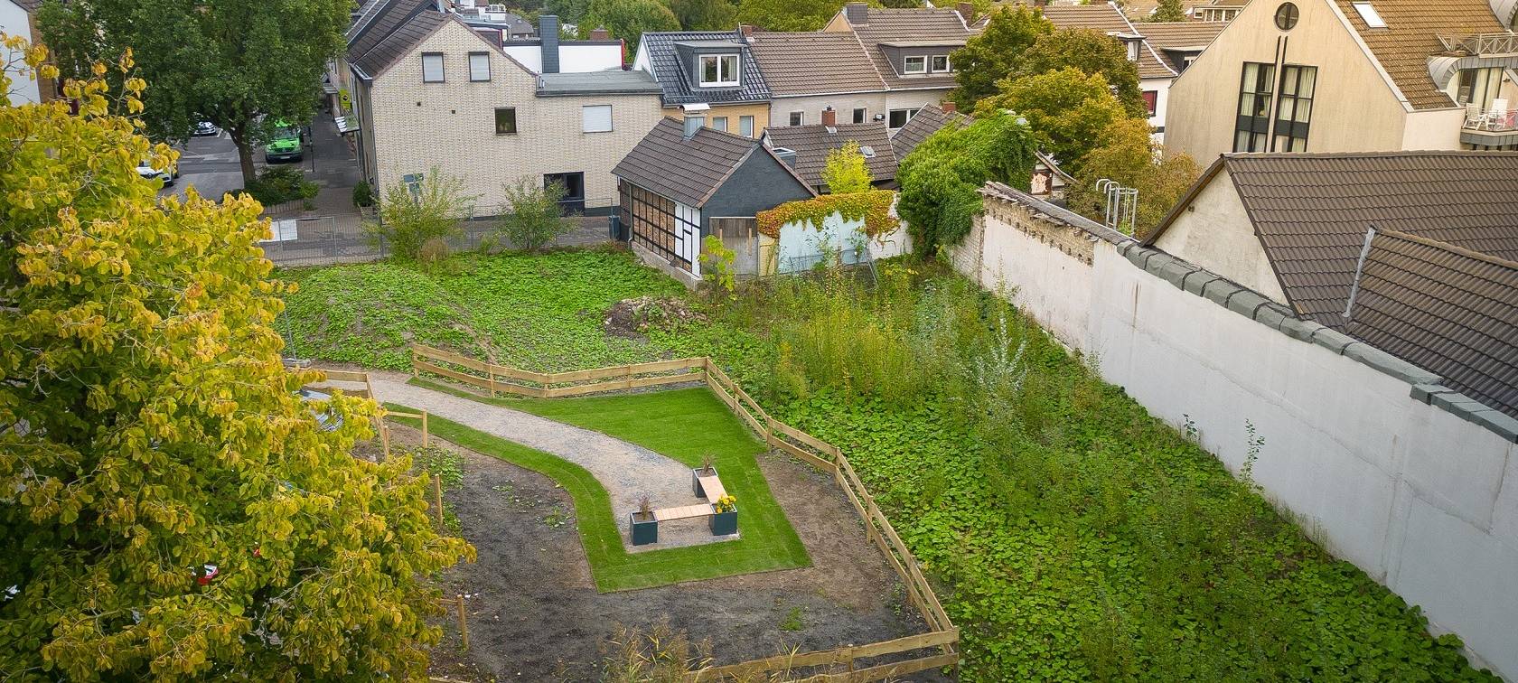 Neuer Park in Alt-Hürth fertig