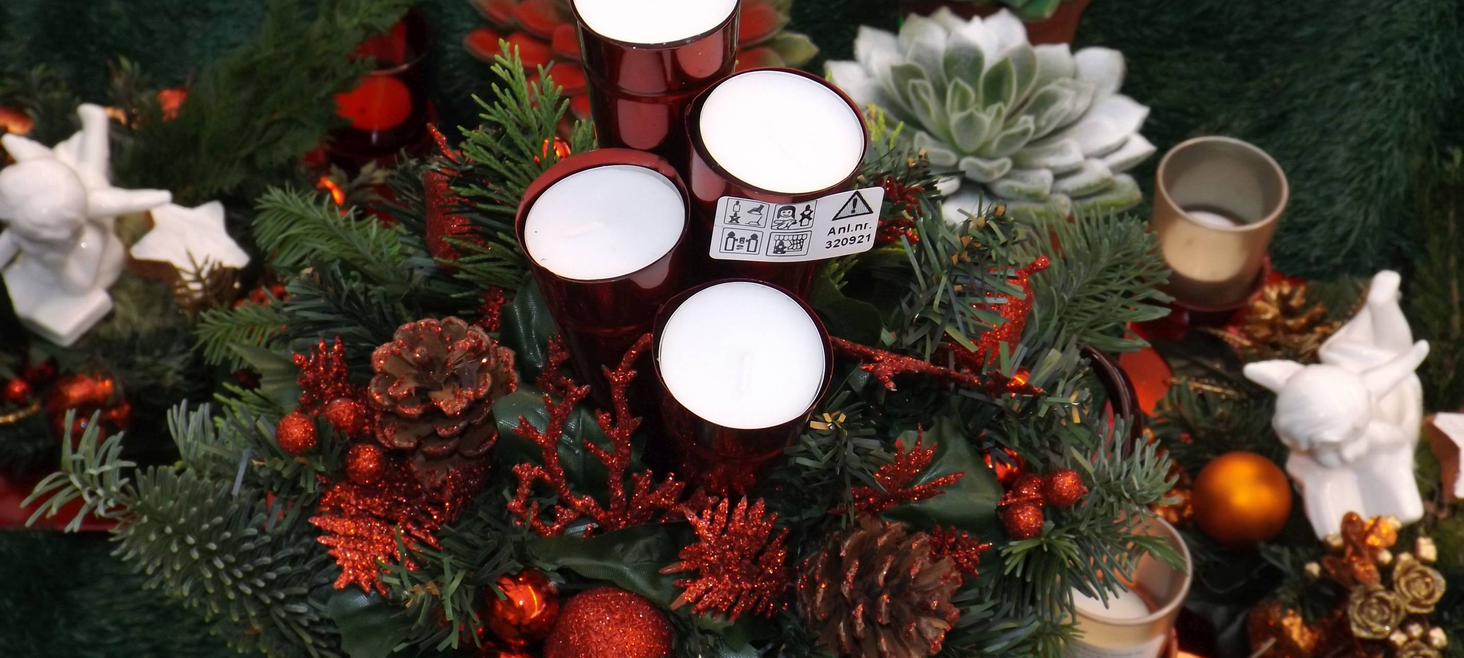 Tutorial: Adventskranz basteln