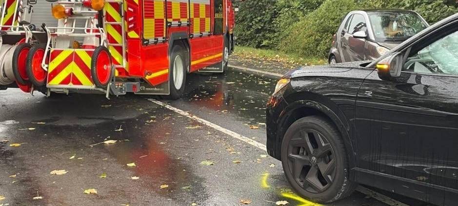 Unfall bei Hochzeitskorso in Bergheim