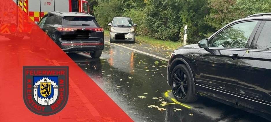 Unfall bei Hochzeitskorso in Bergheim
