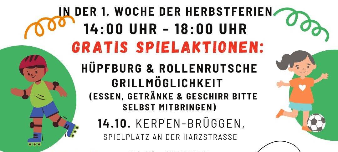 Spielmobil Kerpen: Saisonende und Winterpause