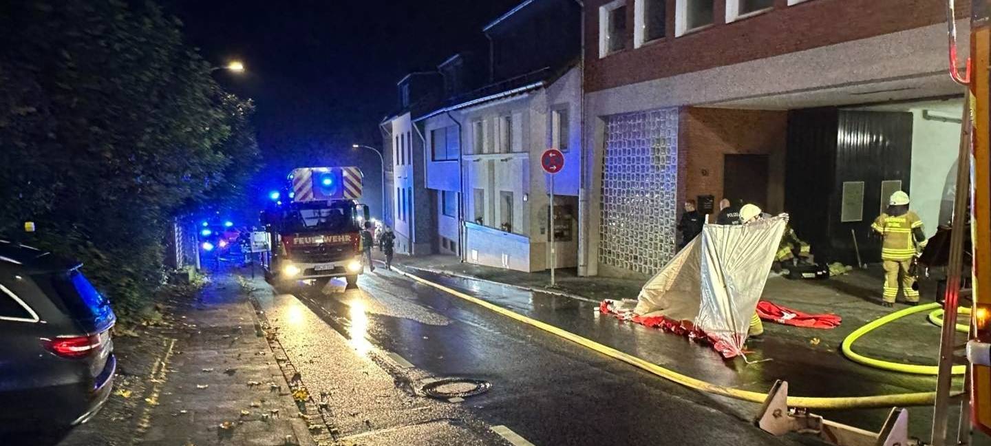 Ermittlungen wegen Brandstiftung in Brühl
