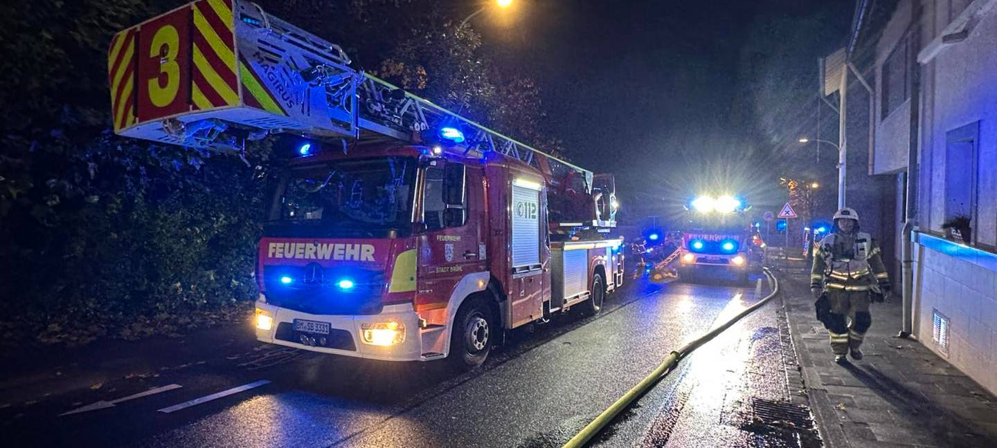 Ermittlungen wegen Brandstiftung in Brühl