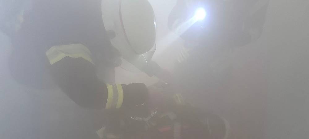 Übung mit Atemschutz der Kerpener Feuerwehr