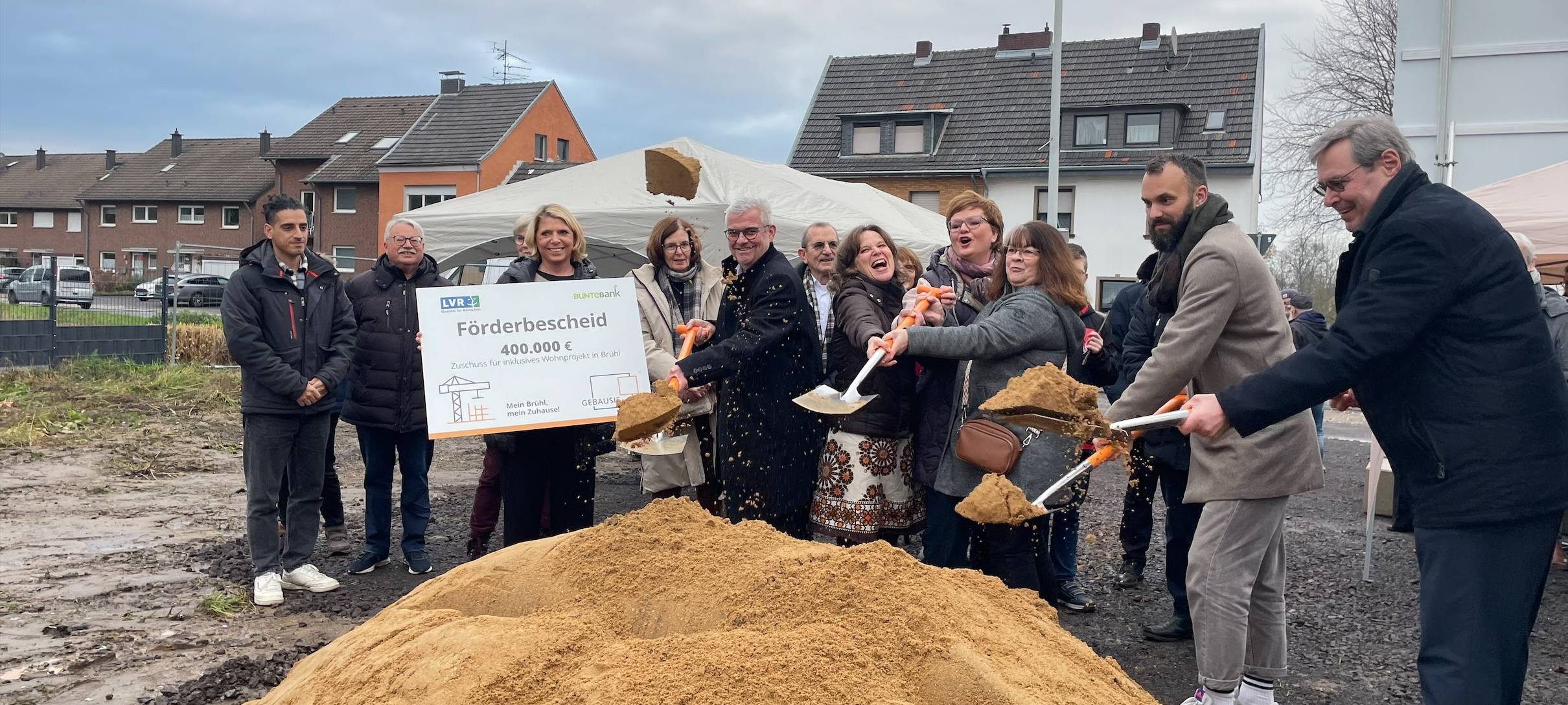 Spatenstich: Inklusives Wohnhaus in Brühl-Badorf
