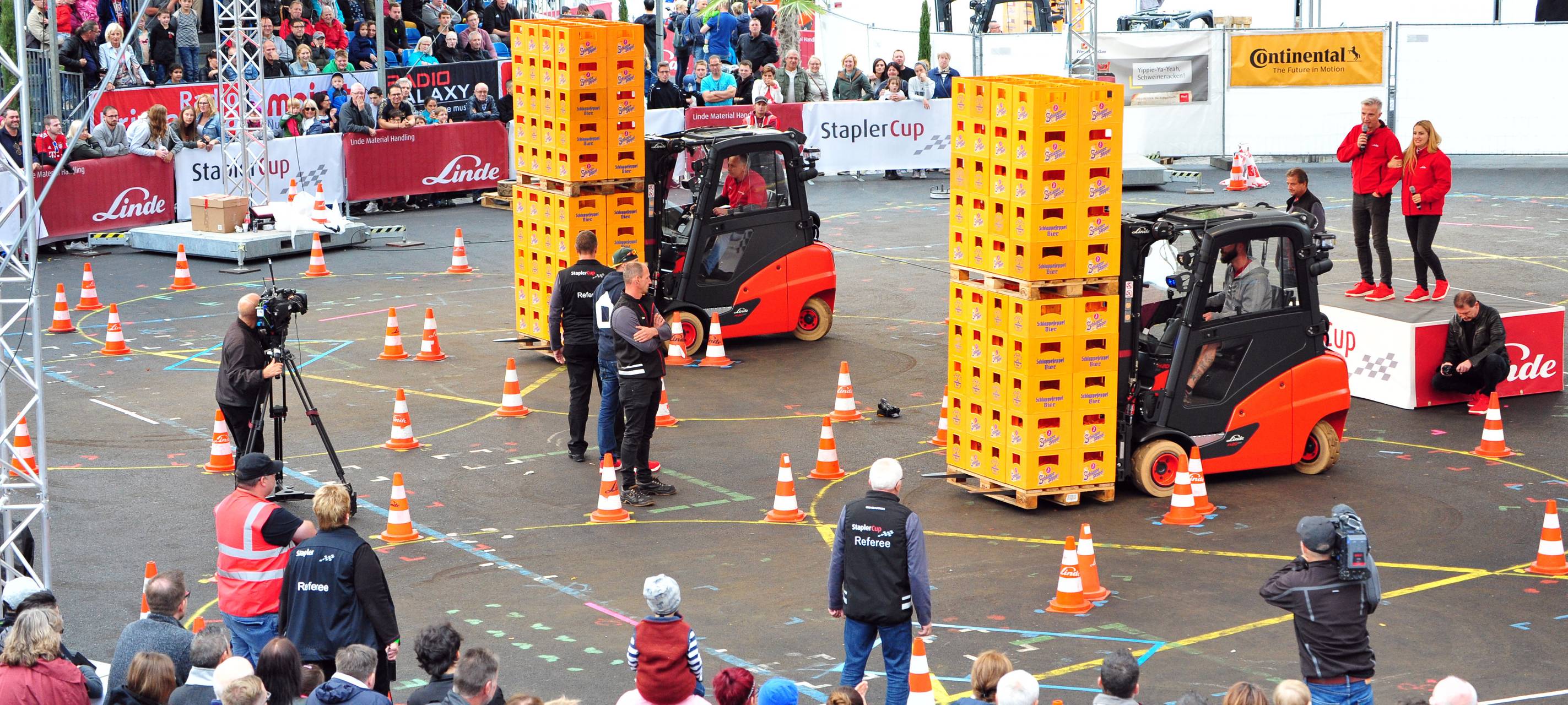 Wer ist der beste Gabelstaplerfahrer der Region?