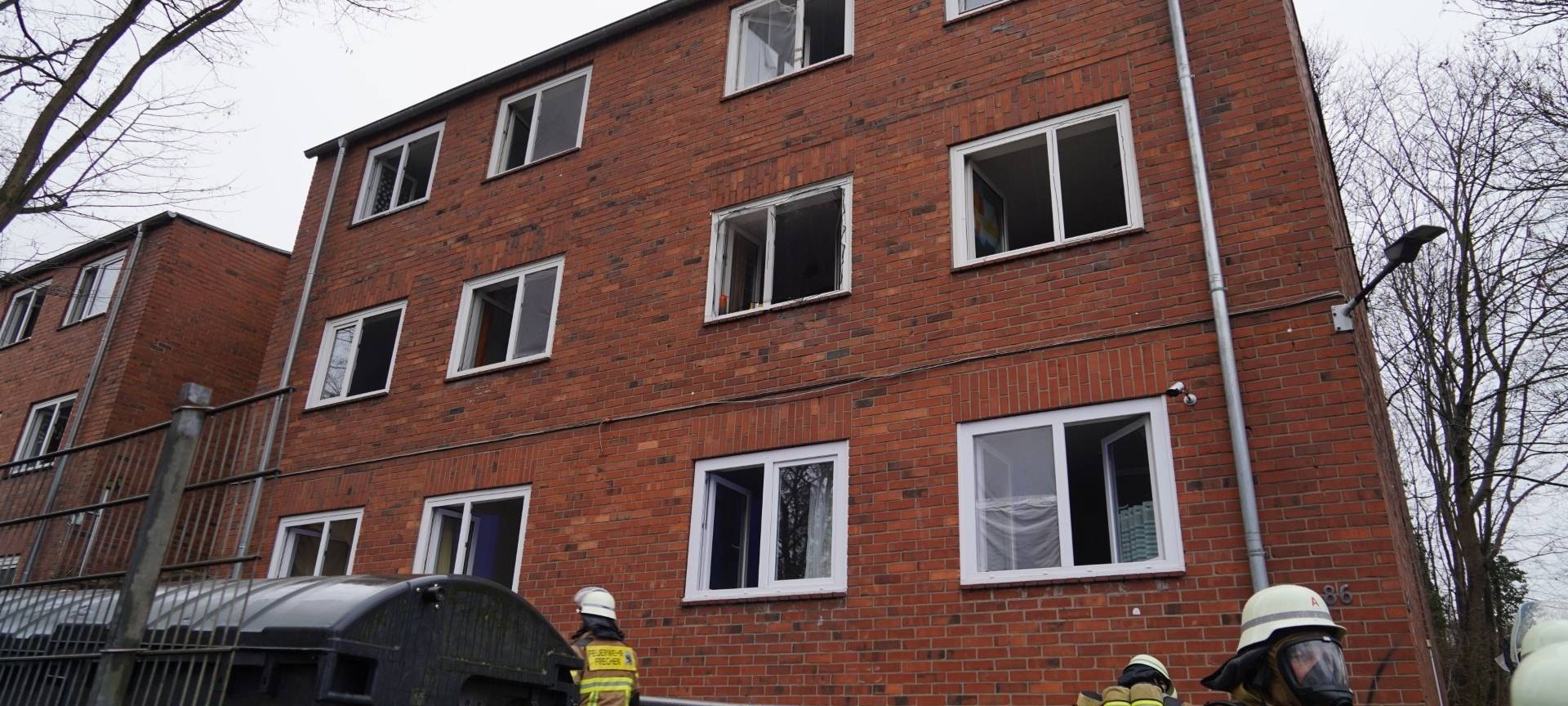 1. Spendensammlung nach Feuer in Frechen