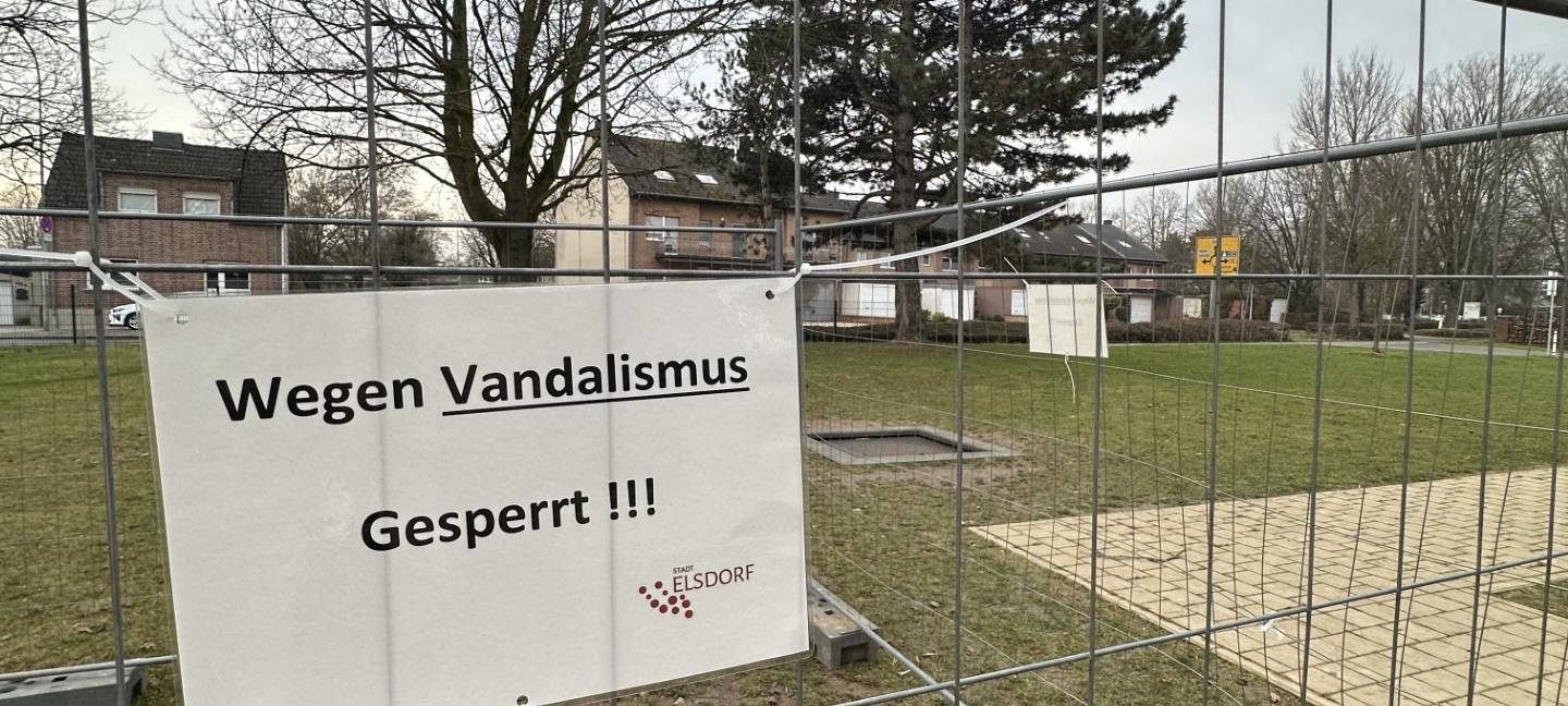 Elsdorf: Vandalismus im Sport- & Bewegungspark