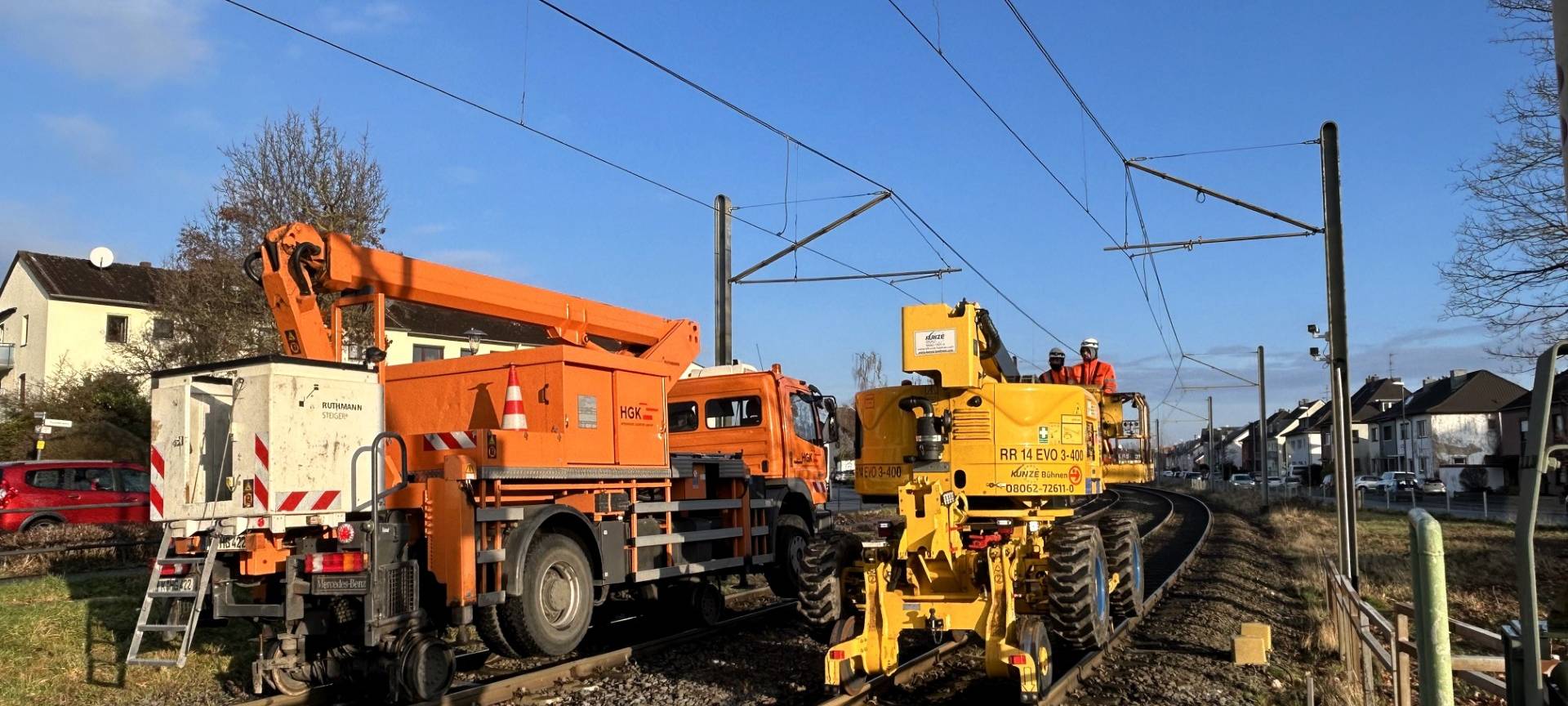 Wesseling: Spontane Arbeiten an Linie 16