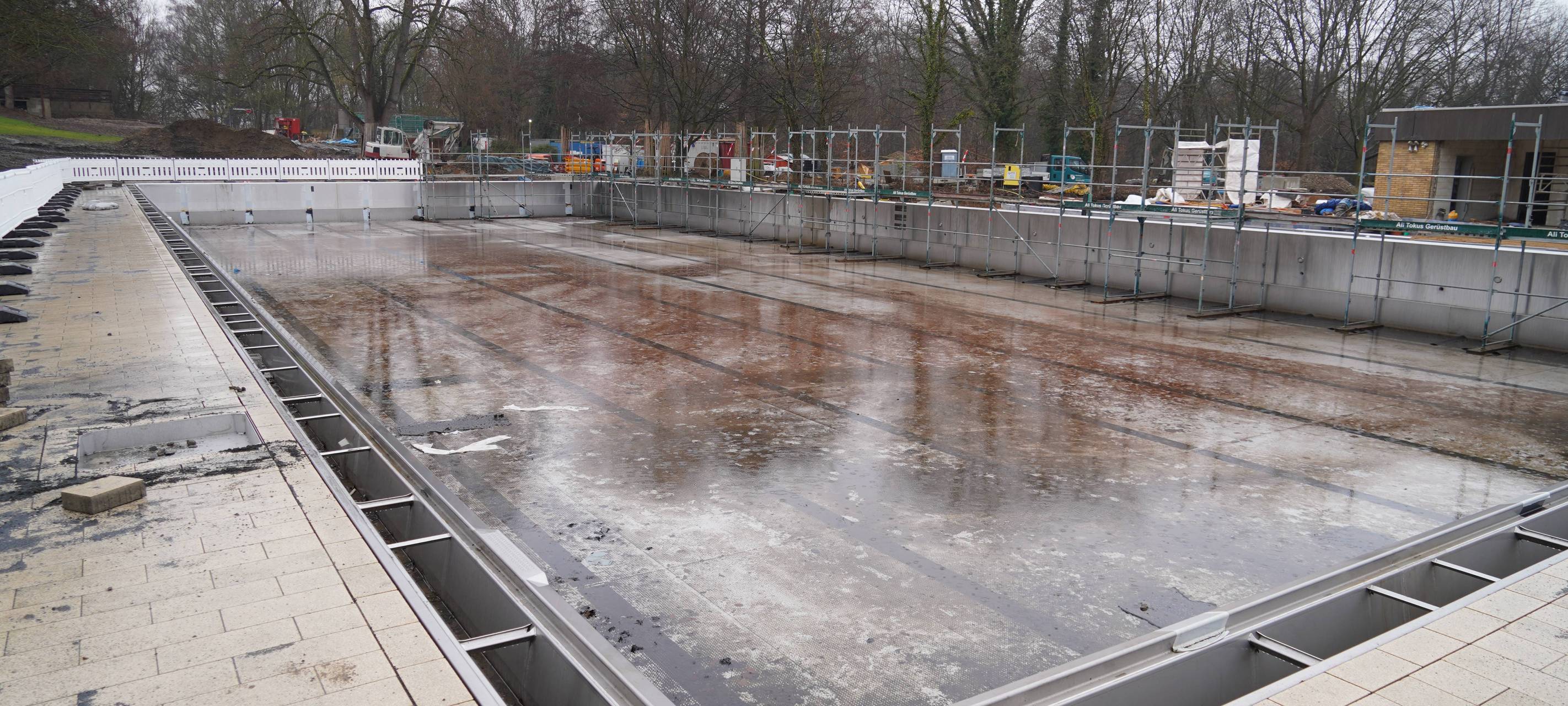 Fortschritte bei Sanierung des Frechener Terrassenfreibads