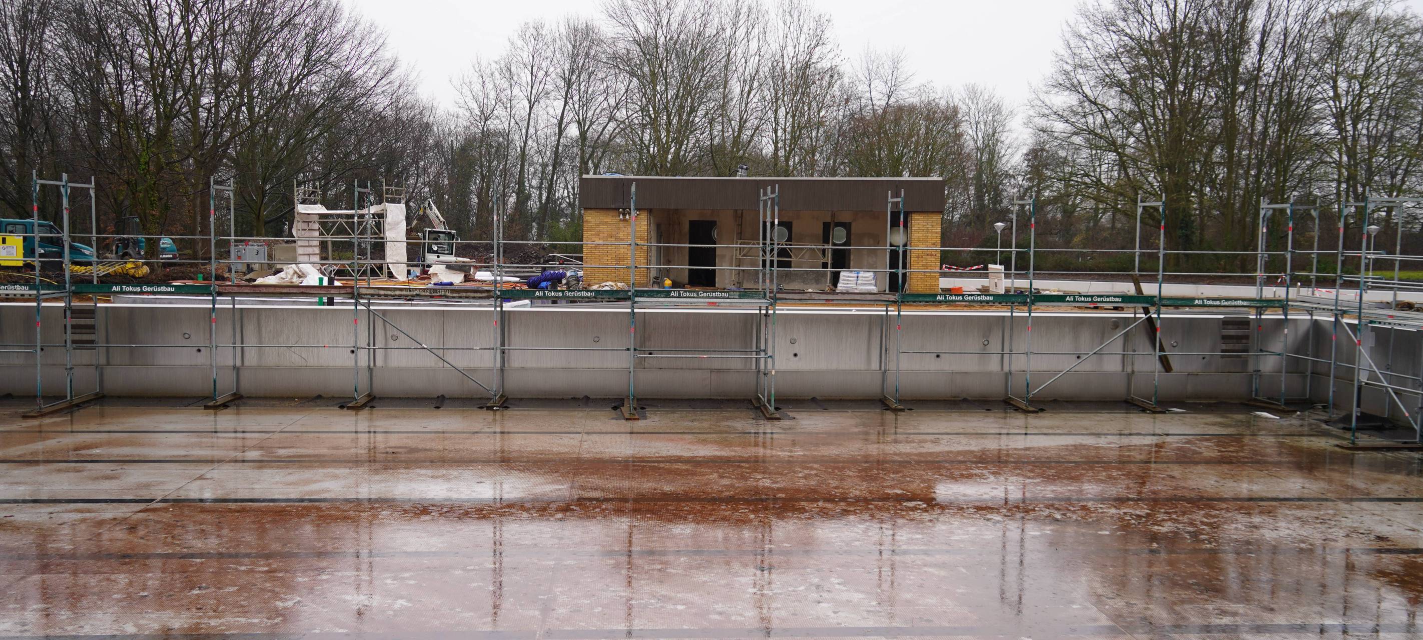 Fortschritte bei Sanierung des Frechener Terrassenfreibads