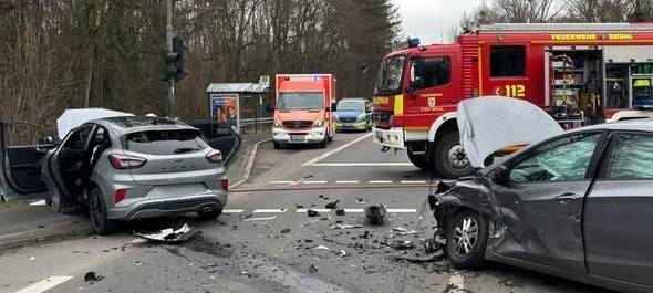 Brühl: Schwerer Unfall in der Nähe vom Bleibtreusee