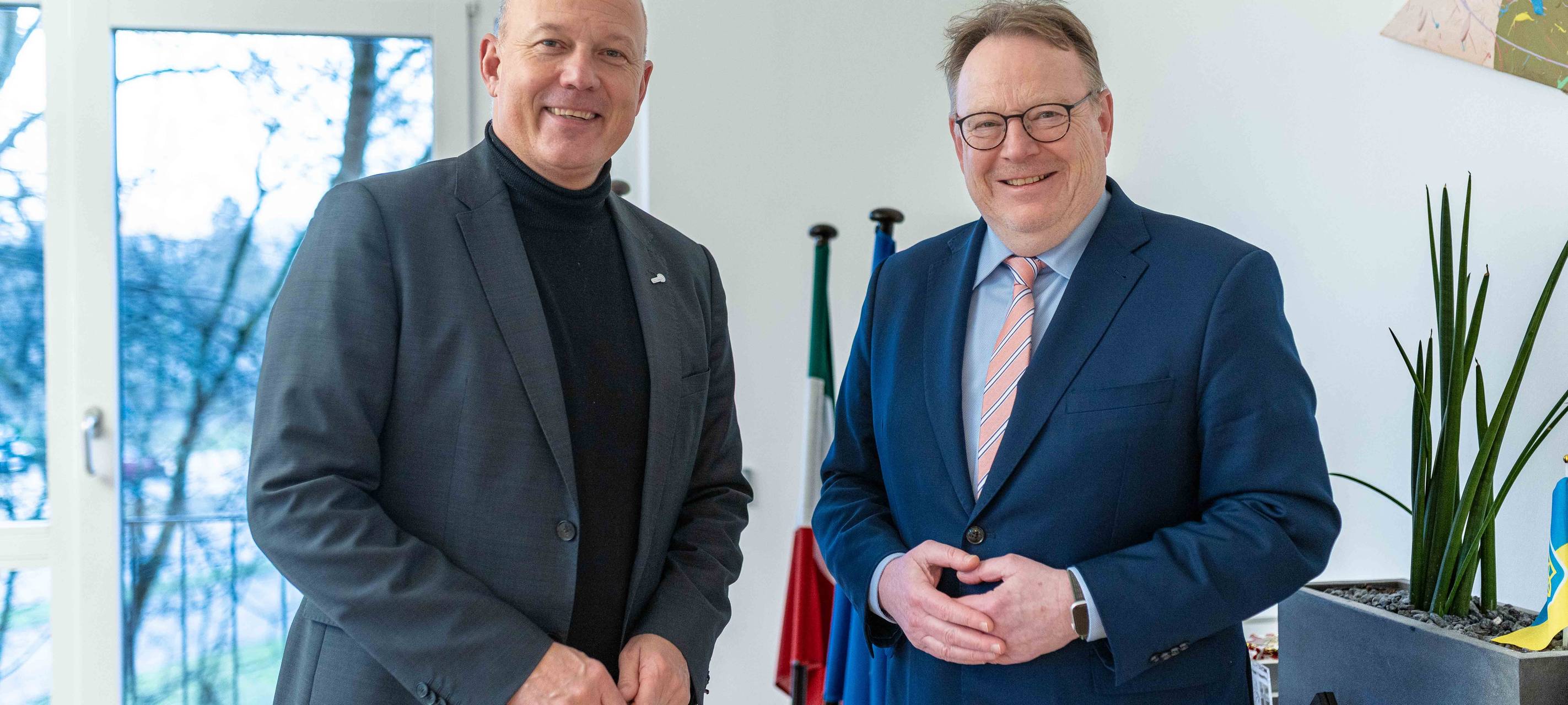 Bergheim: Antrittsbesuch von Kölns OB Burmester