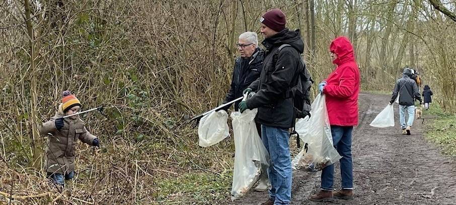 Müllsammelaktionen in Pulheim und Erftstadt
